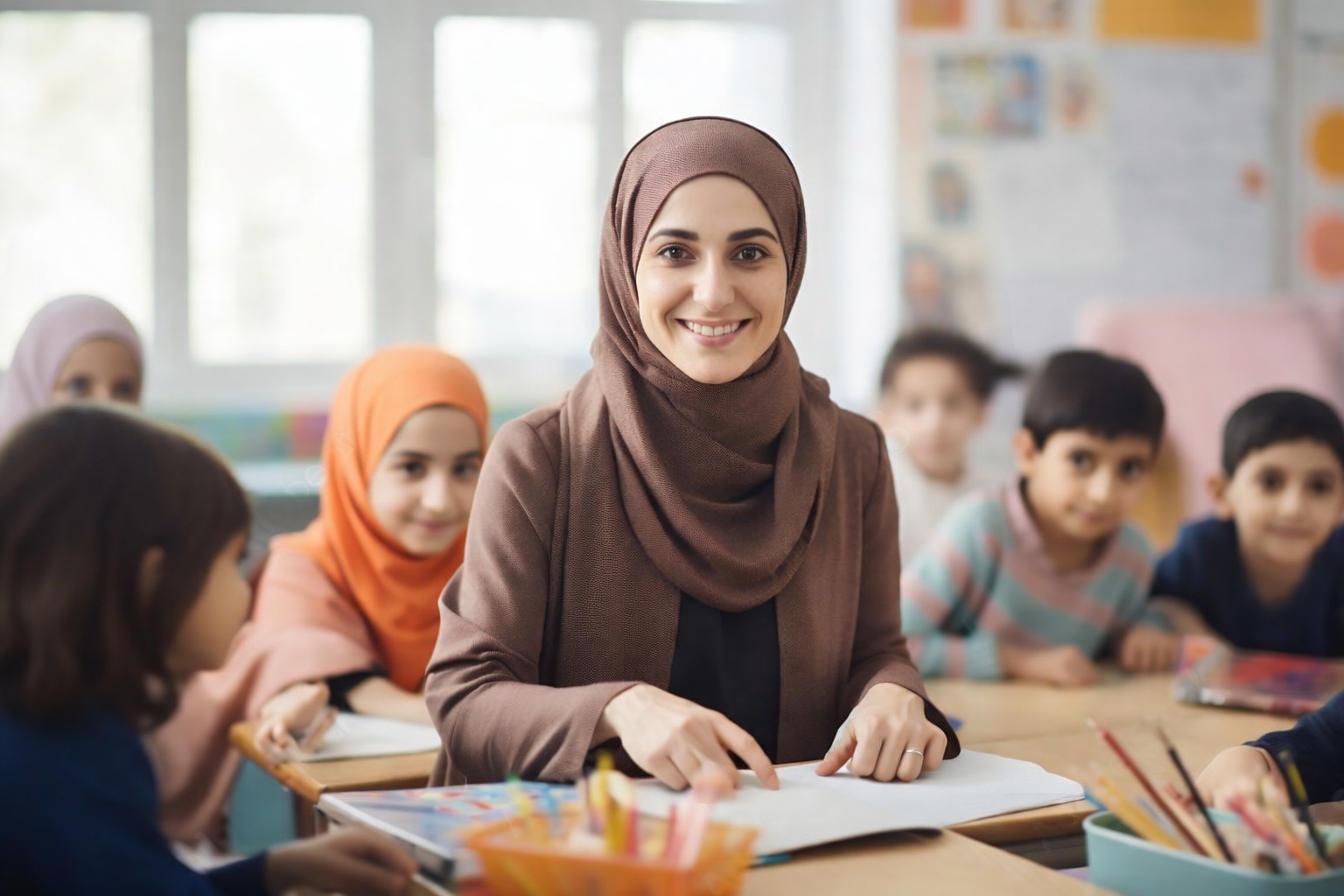 Students studying together